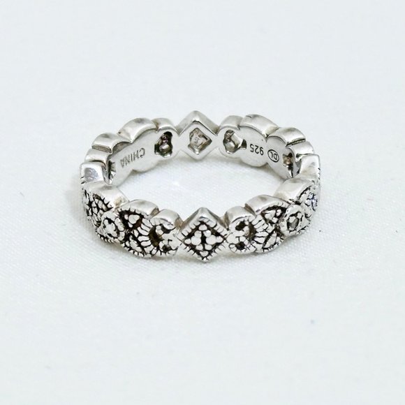 Sterling Textured Ring - Size 6 - New condition. - Picture 10 of 10